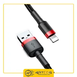 کابل تبدیل USB به لایتنینگ باسئوس مدل Baseus CALKLF-C19 Cafule طول 2 متر asrtools