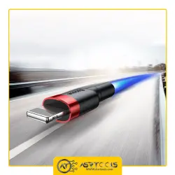 کابل تبدیل USB به لایتنینگ باسئوس مدل Baseus CALKLF-C19 Cafule طول 2 متر asrtools