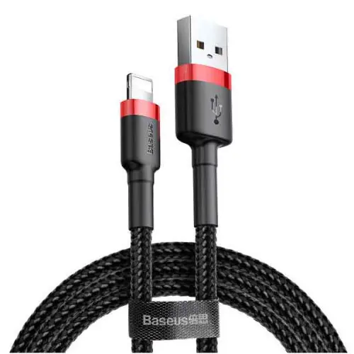 کابل تبدیل USB به لایتنینگ باسئوس مدل Baseus CALKLF-C19 Cafule طول 2 متر asrtools
