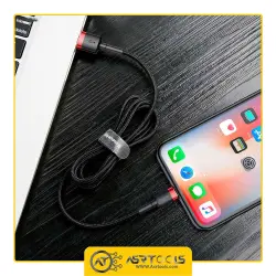 کابل تبدیل USB به لایتنینگ باسئوس مدل Baseus CALKLF-C19 Cafule طول 2 متر asrtools