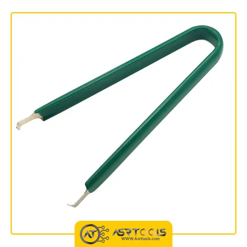 Tweezers for removing IC DIL ASR-104-0-انبر آی سی کش سبز مدل ASR-104