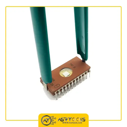 Tweezers for removing IC DIL ASR-104-0-انبر آی سی کش سبز مدل ASR-104