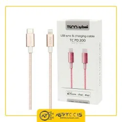 کابل تبدیل USB-C به لایتنینگ تسکو مدل TSCO TC PD 200 طول 1.5 متر ASRTOOLS