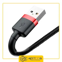 کابل تبدیل USB به لایتنینگ باسئوس مدل Baseus CALKLF-C19 Cafule طول 2 متر asrtools