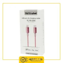کابل تبدیل USB-C به لایتنینگ تسکو مدل TSCO TC PD 200 طول 1.5 متر ASRTOOLS