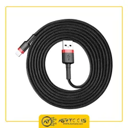 کابل تبدیل USB به لایتنینگ باسئوس مدل Baseus CALKLF-C19 Cafule طول 2 متر asrtools