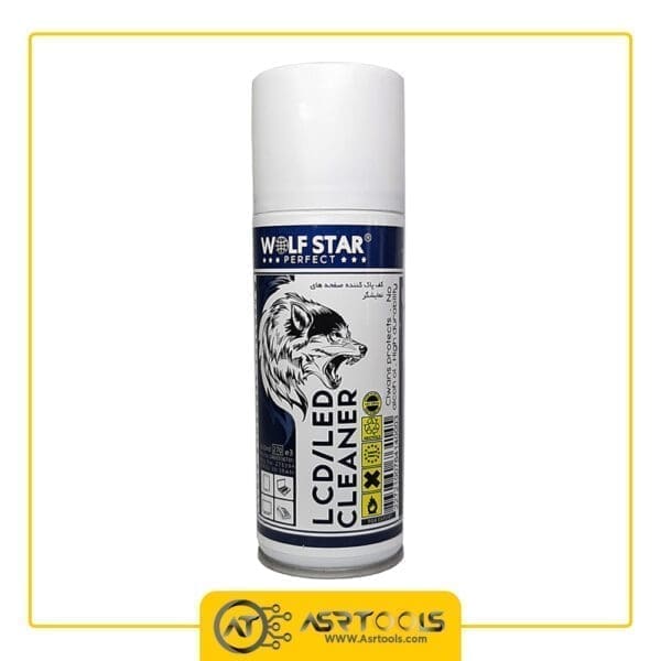 wolf star spray lcd led cleaner 200ml-0-اسپری پاک کننده صفحه نمایش و لنز ولف استار مدل WOLFSTAR LCDLED CLEANER حجم 200 میلی لیتر
