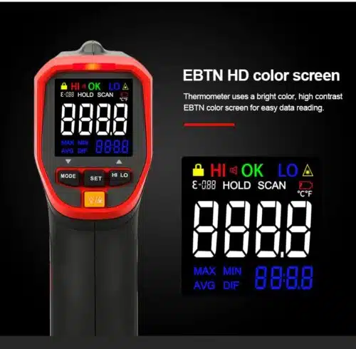 دماسنج لیزری یونی تی مدل +UNI-T UT-302C عصرتولز