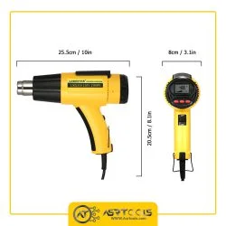 LODESTAR L502310 2000W LCD Digital Electric Hot Air Heat Gun-0-سشوار صنعتی لودستار مدل LODESTAR L502310