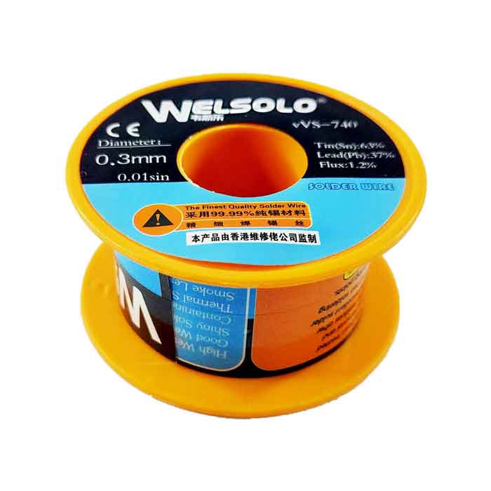 WELSOLO VVS-740 0.3MM SOLDER WIRE-0-سیم لحیم ولسولو مدل WELSOLO vVS-740 0.3mm