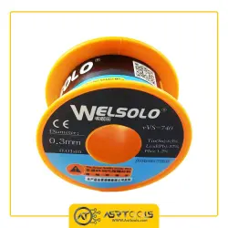WELSOLO VVS-740 0.3MM SOLDER WIRE-0-سیم لحیم ولسولو مدل WELSOLO vVS-740 0.3mm