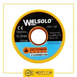 WELSOLO VVS-740 0.3MM SOLDER WIRE-0-سیم لحیم ولسولو مدل WELSOLO vVS-740 0.3mm