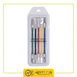 -bisturi-cpu-removal-tools CROWBAR SW-103-0-ست کاتر بیستوری تعویض آی سی مدل CROWBAR SW-103 مجموعه 5 عددی
