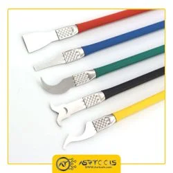 -bisturi-cpu-removal-tools CROWBAR SW-103-0-ست کاتر بیستوری تعویض آی سی مدل CROWBAR SW-103 مجموعه 5 عددی