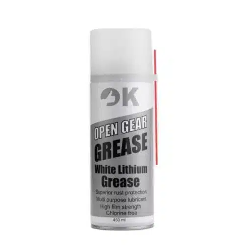 ok-og-450ml-open-gear-grease-aerosol-0-اسپری گریس نسوز سفید اوکی مدل OK Open Gear حجم ۴۵۰ میلی لیتر