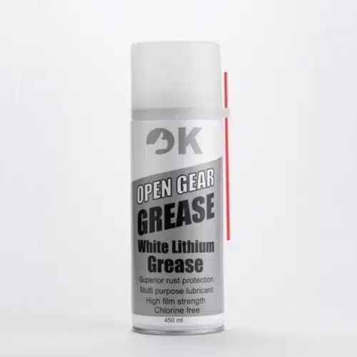 ok-og-450ml-open-gear-grease-aerosol-0-اسپری گریس نسوز سفید اوکی مدل OK Open Gear حجم ۴۵۰ میلی لیتر