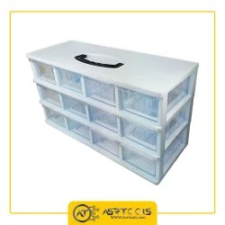 toolbox-12-drawers-ghanad-plast-b03-0-جعبه ابزار 12 کشو قناد پلاست مدل B03