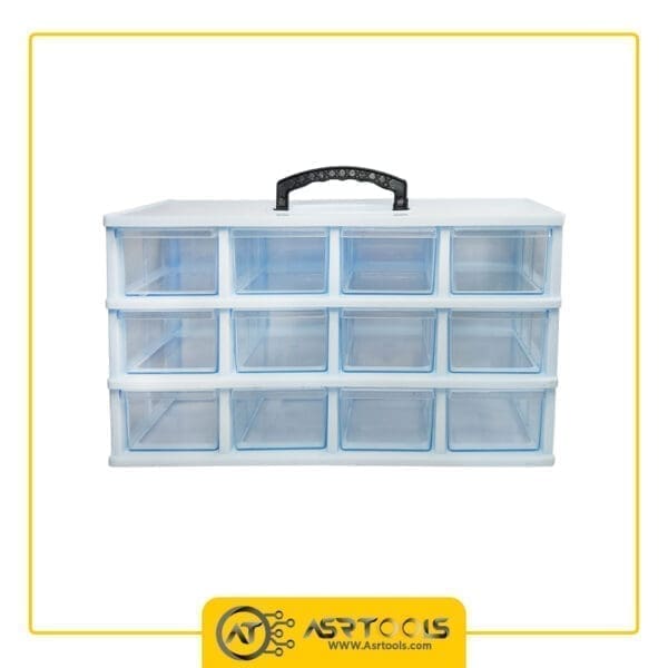 toolbox-12-drawers-ghanad-plast-b03-0-جعبه ابزار 12 کشو قناد پلاست مدل B03