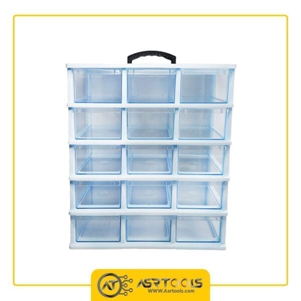 toolbox-15-drawers-ghanad-plast-C05-0-جعبه ابزار 15 کشو قناد پلاست مدل C05