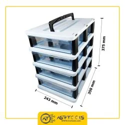 toolbox-4-drawers-ghanad-plast-G04-0-جعبه ابزار 4 کشو قناد پلاست مدل G04