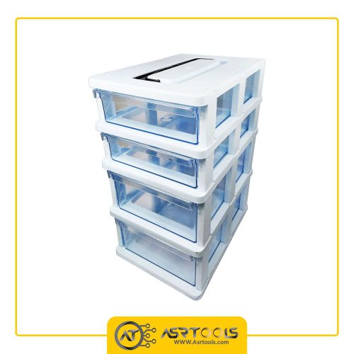 toolbox-4-drawers-ghanad-plast-GH22-0-جعبه ابزار 4 کشو قناد پلاست مدل GH22