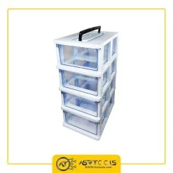 جعبه ابزار 4 کشو قناد پلاست مدل H04 - تصویر 5