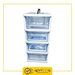 جعبه ابزار 4 کشو قناد پلاست مدل H04 - تصویر 3