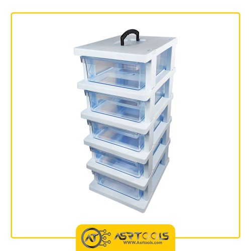 toolbox-5-drawers-ghanad-plast-e05-0-جعبه ابزار 5 کشو قناد پلاست مدل E05