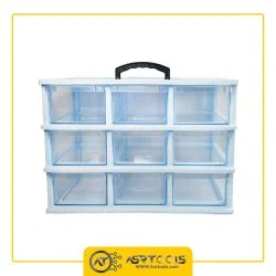 toolbox-9-drawers-ghanad-plast-c03-0-جعبه ابزار 9 کشو قناد پلاست مدل C03