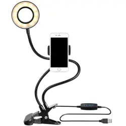 رینگ لایت و پایه نگهدارنده گوشی موبایل مدل professional live stream ring light-0