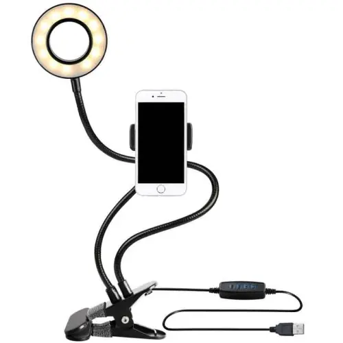 رینگ لایت و پایه نگهدارنده گوشی موبایل مدل professional live stream ring light-0