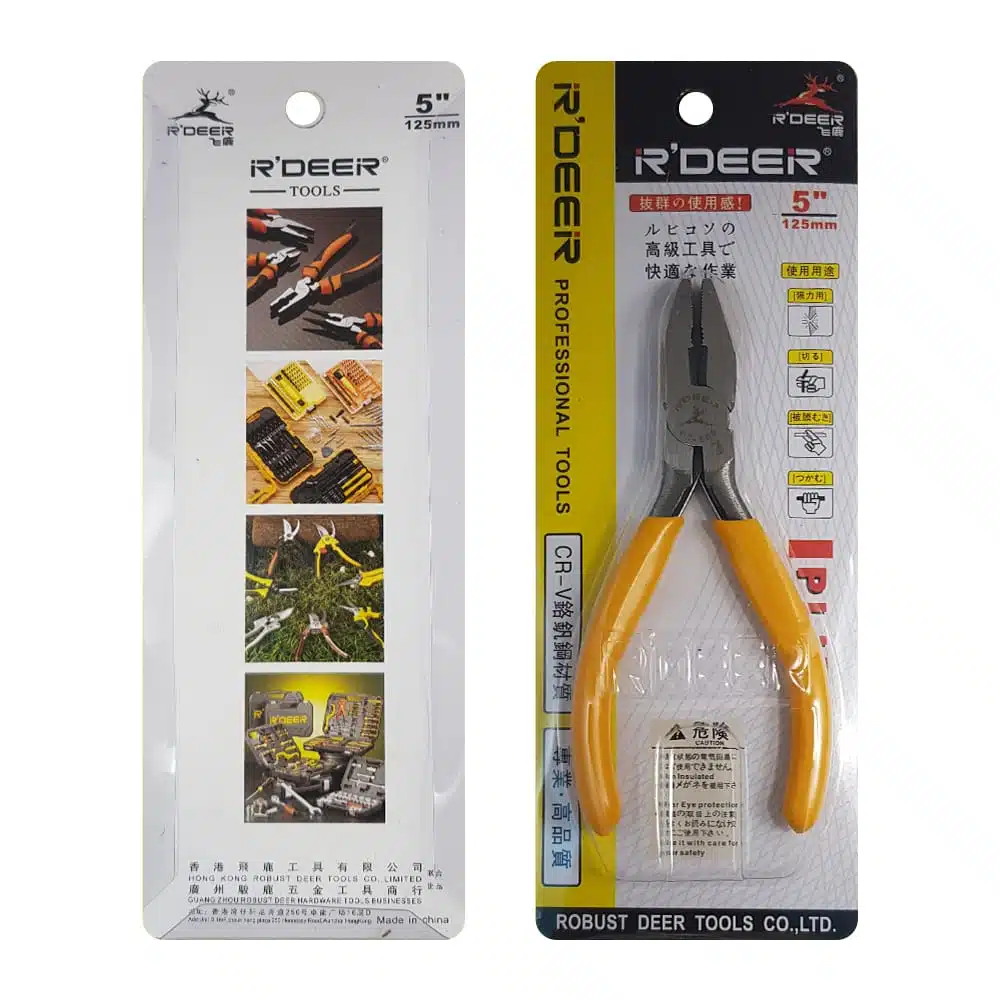 انبردست آردیر مدلRDEER RT-509 سایز 5 اینچ 1 انبردست آردیر مدلRDEER RT-509 سایز 5 اینچ