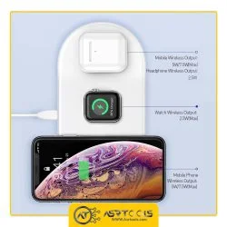 شارژ بی سیم باسئوس مدل Xiaomi WX3IN1 18W asrtools