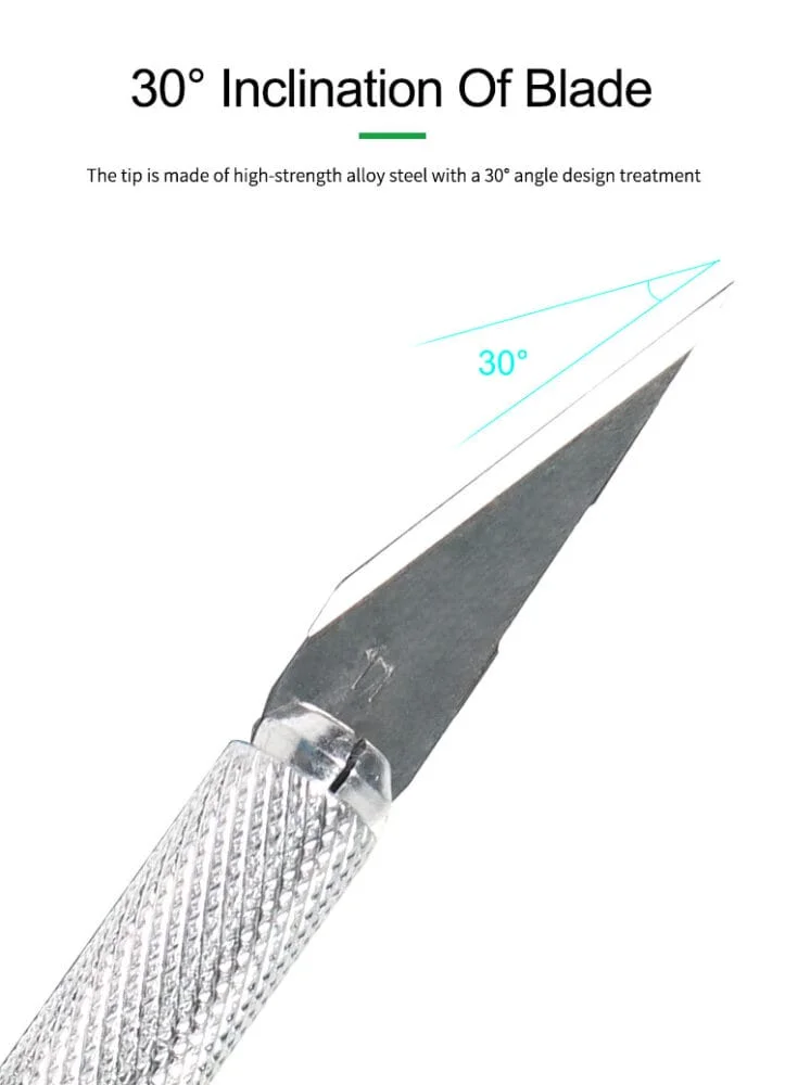 کاتر قلمی ریلایف مدل RELIFE RL-101E همراه با 6 عدد تیغ یدک