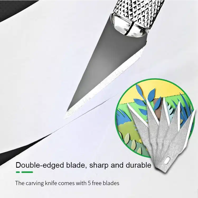 کاتر قلمی ریلایف مدل RELIFE RL-101E همراه با 6 عدد تیغ یدک