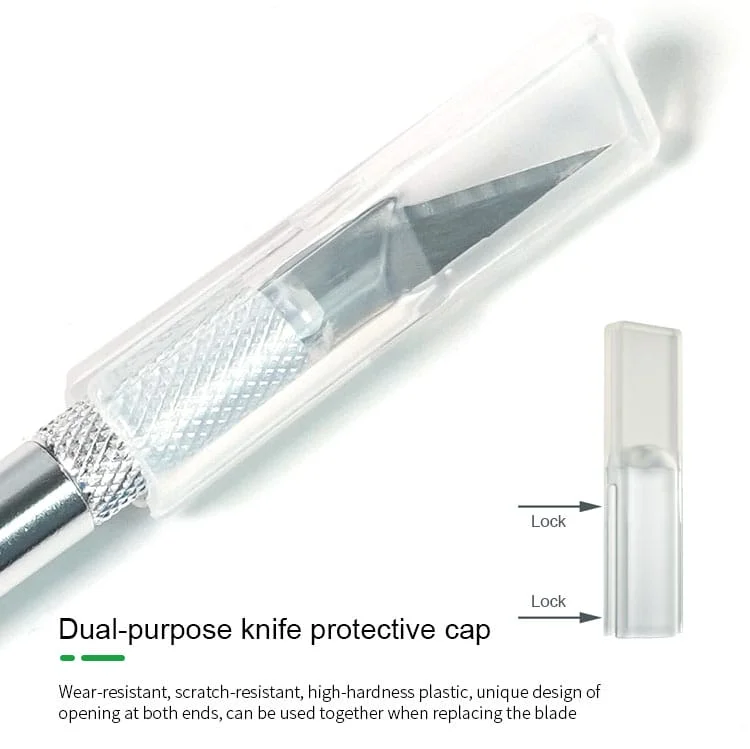 کاتر قلمی ریلایف مدل RELIFE RL-101E همراه با 6 عدد تیغ یدک