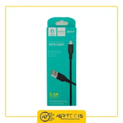 کابل تبدیل USB به microUSB دن‌من مدل DENMEN D01V طول ۱ متر asrtools