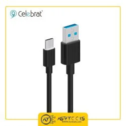 کابل تبدیل USB به USB-C سلبریت مدل celebrat CB-09T طول 1 متر ASRTOOLS