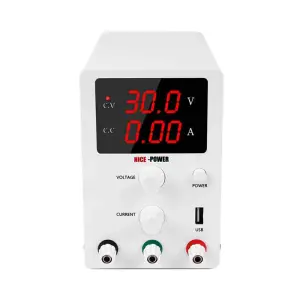 Nice Power R-SPS3010 30V 10A Variable LED Display Digital Adjustable Switching DC Regulated Lab Power Supply 5V USB Interface-0-منبع تغذیه نایس پاور مدل NICE POWER R-SPS3010