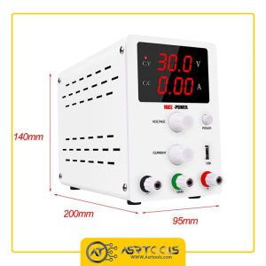 Nice Power R-SPS3010 30V 10A Variable LED Display Digital Adjustable Switching DC Regulated Lab Power Supply 5V USB Interface-0-منبع تغذیه نایس پاور مدل NICE POWER R-SPS3010