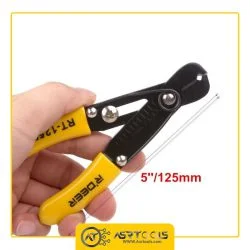 RDEER Single Hole Wire Stripper 5''125mm 65# Mn Steel Wire Stripper Crimping Tool Durable Hand Tools-0-سیم لخت کن آردیر مدل RDEER RT-125F