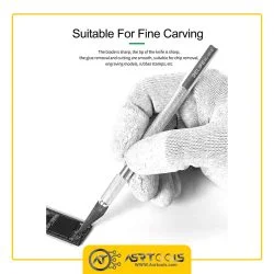 RELIFE RL-101E PEN KNIFE SET-0-کاتر قلمی ریلایف مدل RELIFE RL-101E همراه با 6 عدد تیغ یدک