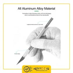 RELIFE RL-101E PEN KNIFE SET-0-کاتر قلمی ریلایف مدل RELIFE RL-101E همراه با 6 عدد تیغ یدک