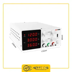 SPS-W1203 NICE-POWER Portable Stabilized China Factory Regulated Variable 120V 3A Digital DC Power Supply Repair Mobile Phone-0-منبع تغذیه نایس پاور مدل NICE POWER SPS-W1203