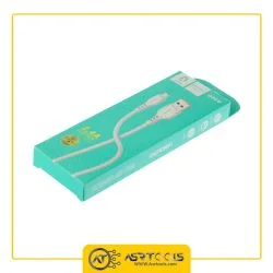 کابل تبدیل USB به microUSB دن‌من مدل DENMEN D06V طول ۱ متر asrtools