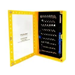 مجموعه 60 عددی سری پیچ گوشتی یاکسون مدل YAXUN YX-6021A عصرتولز