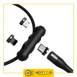 کابل تبدیل USB به USB-C/microUSB-لایتنینگ باسئوس مدل Baseus CA1T3-AG1 طول 1 متر asrtools