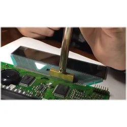 اتو فلت LCD مدل ASR-TC60 مناسب برای هویه 60W-0-60W T-Shape Solder Iron Tip for LCD Screen Pixel Flex Repair ACF + Blue Teflon