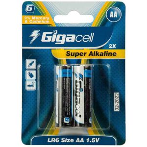 باتری قلمی گیگاسل مدل Gigacell Super Alkaline بسته 2 عددی ASRTOOLS