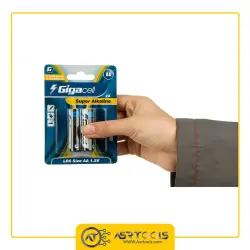 باتری قلمی گیگاسل مدل Gigacell Super Alkaline بسته 2 عددی ASRTOOLS